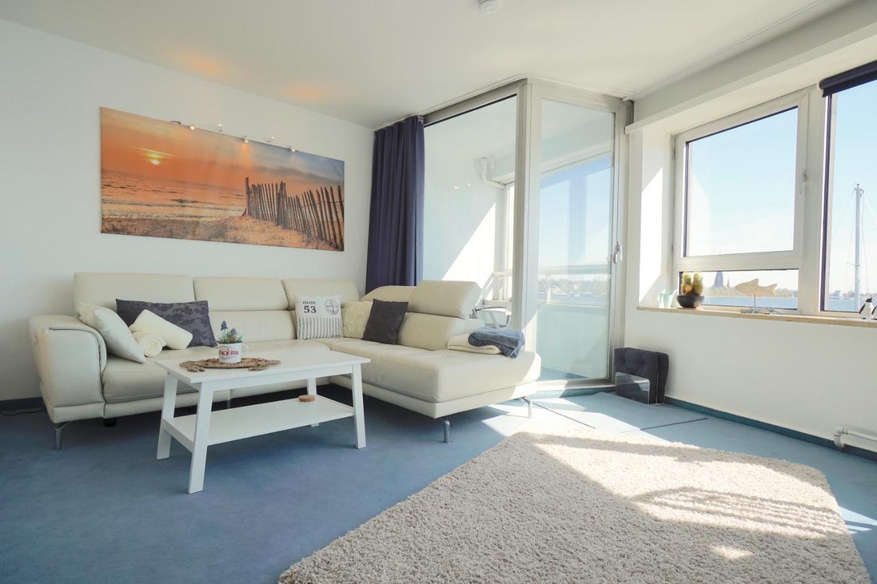 Ferienwohnung Schleiloge Mit Panoramablick Auf Die Schlei Schleswig Ngoại thất bức ảnh